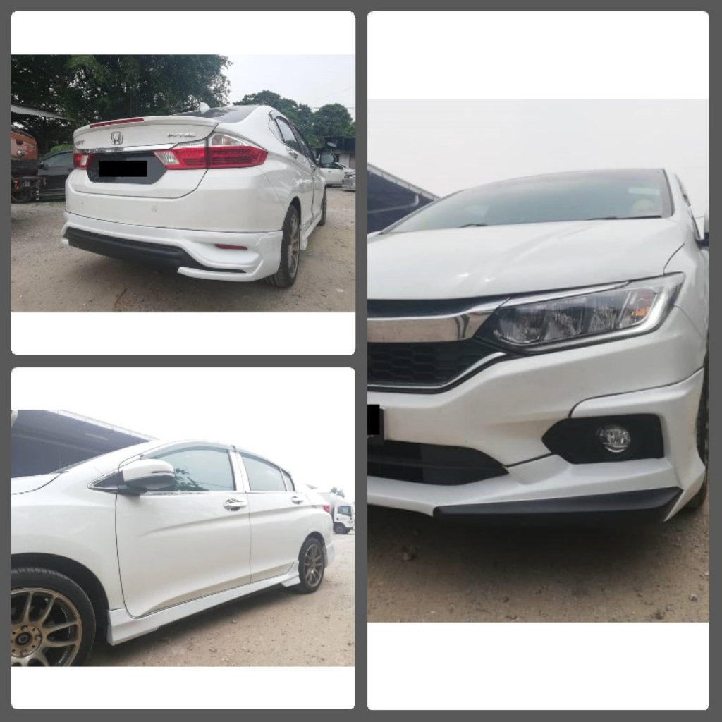 Honda City 6th Generation 2017 Ativus Skirting Body Kit ABS Ready Stock