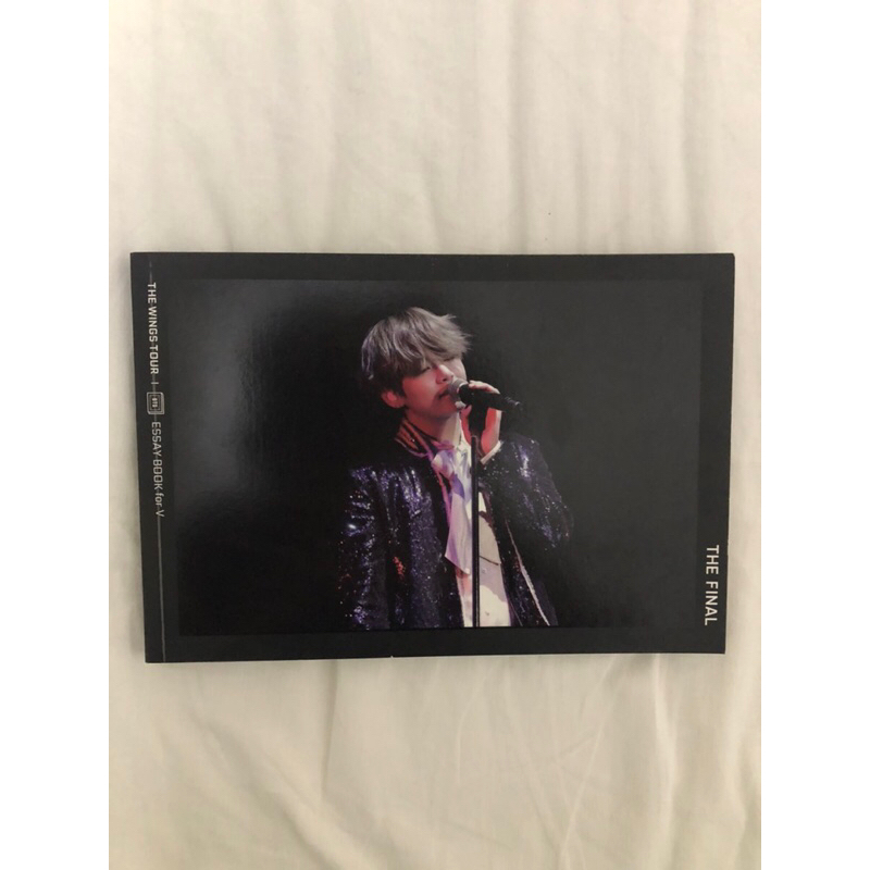 BTS The Wings Tour Essay Book (V Taehyung Version) Shopee Malaysia