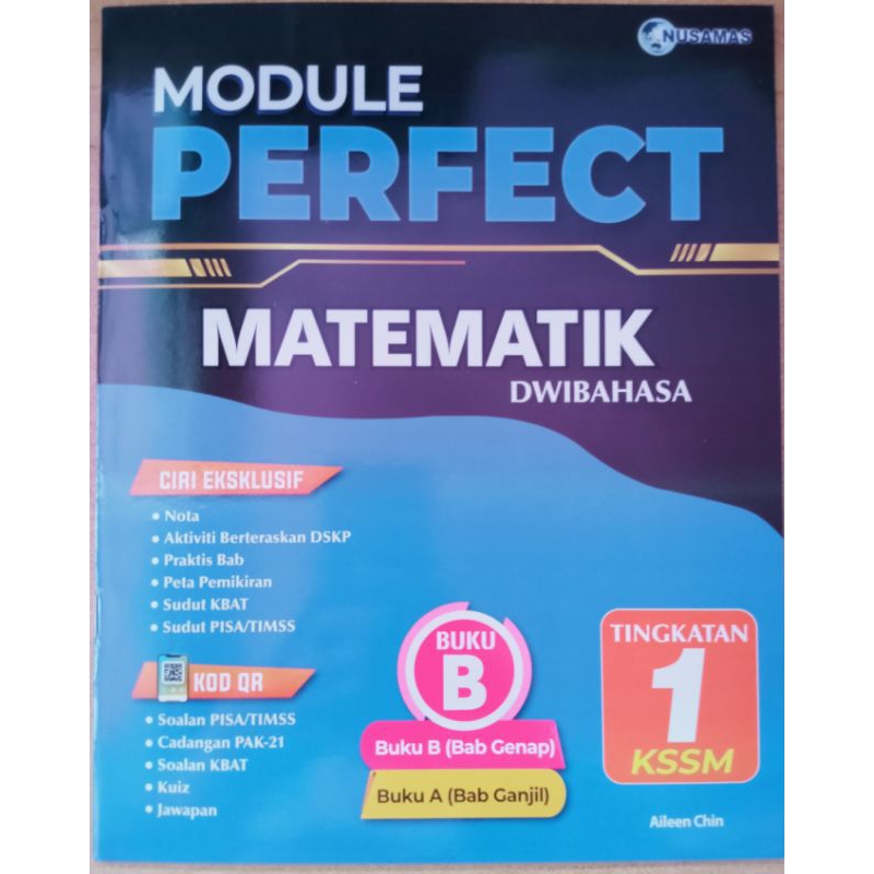 MODULE PERFECT MATEMATIK DWIBAHASA TINGKATAN 1 KSSM BUKU B | Shopee ...