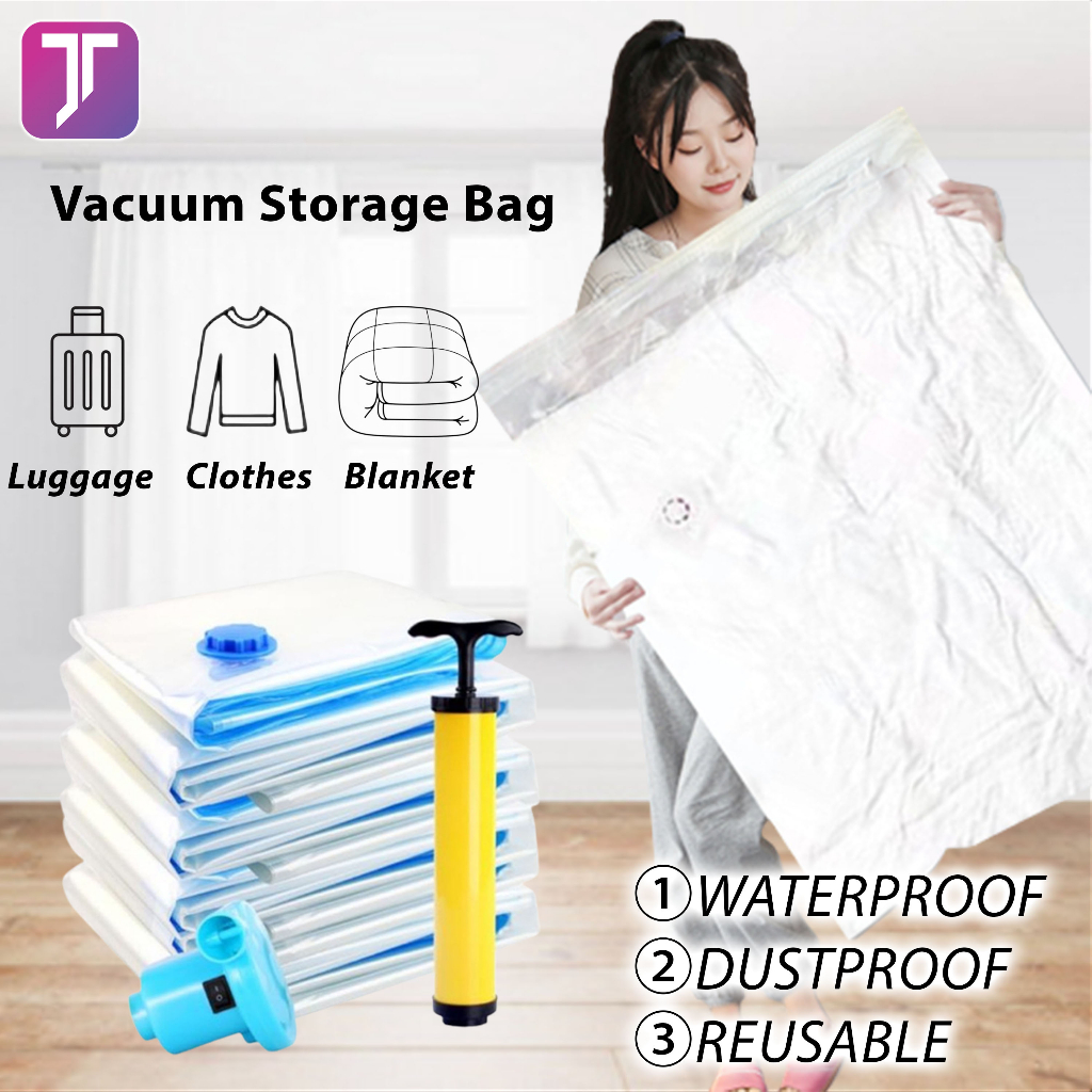 jtravel vacuum bag clothes organization travel bag beg travel plastik ...