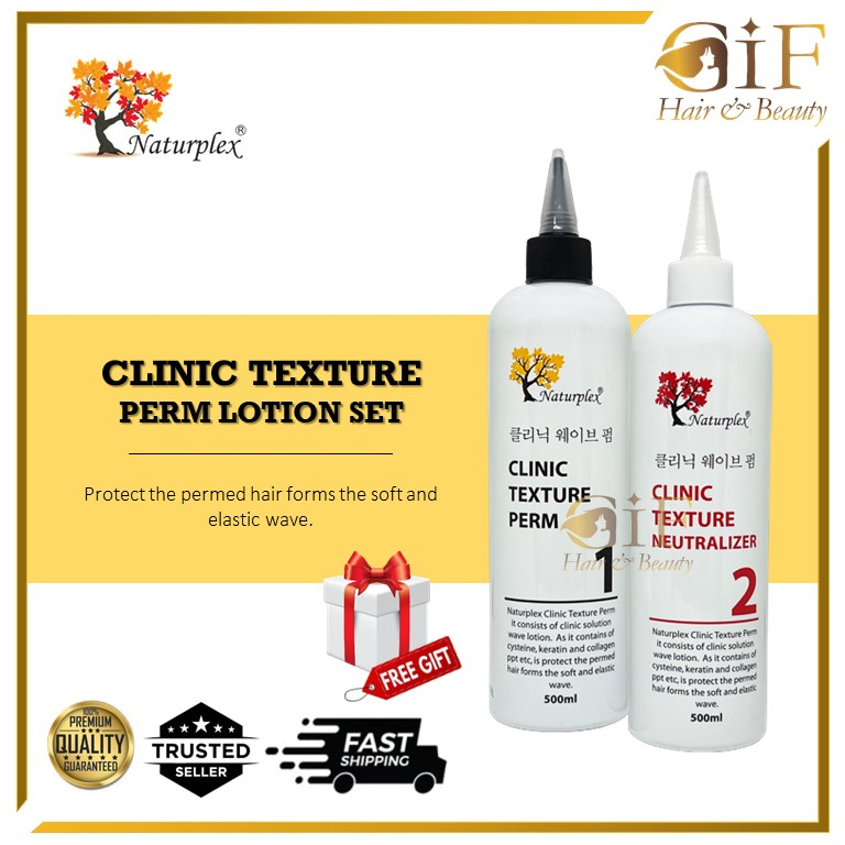 (W/FREEGIFT) Naturplex Clinic Texture Perm + Neutralizer Lotion (500ml