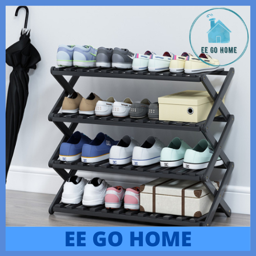 4 Tier Shoe Rack Multilayer Shoes Storage Organizer Racks Shoe Shelf ...