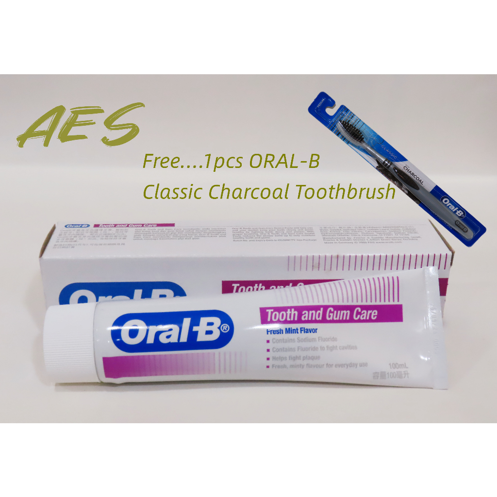 OralB 100ml Tooth and Gum Care Fresh Mint Flavor ToothPaste Shopee
