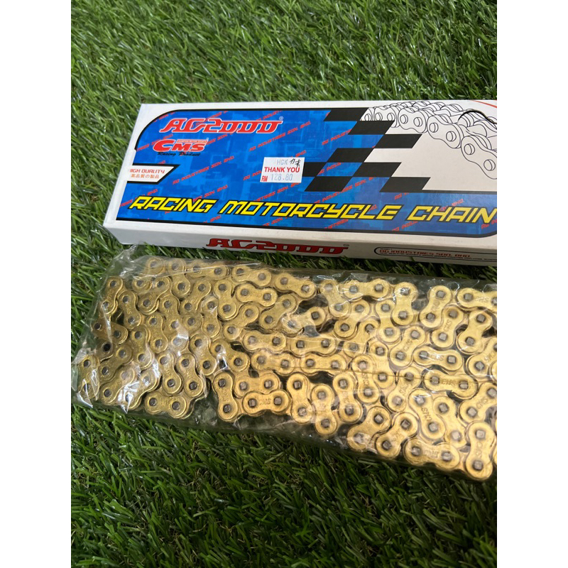 100% ORIGINAL CMS RACING CHAIN 415-H 132-L / RANTAI RACING MCS CMS 415 ...