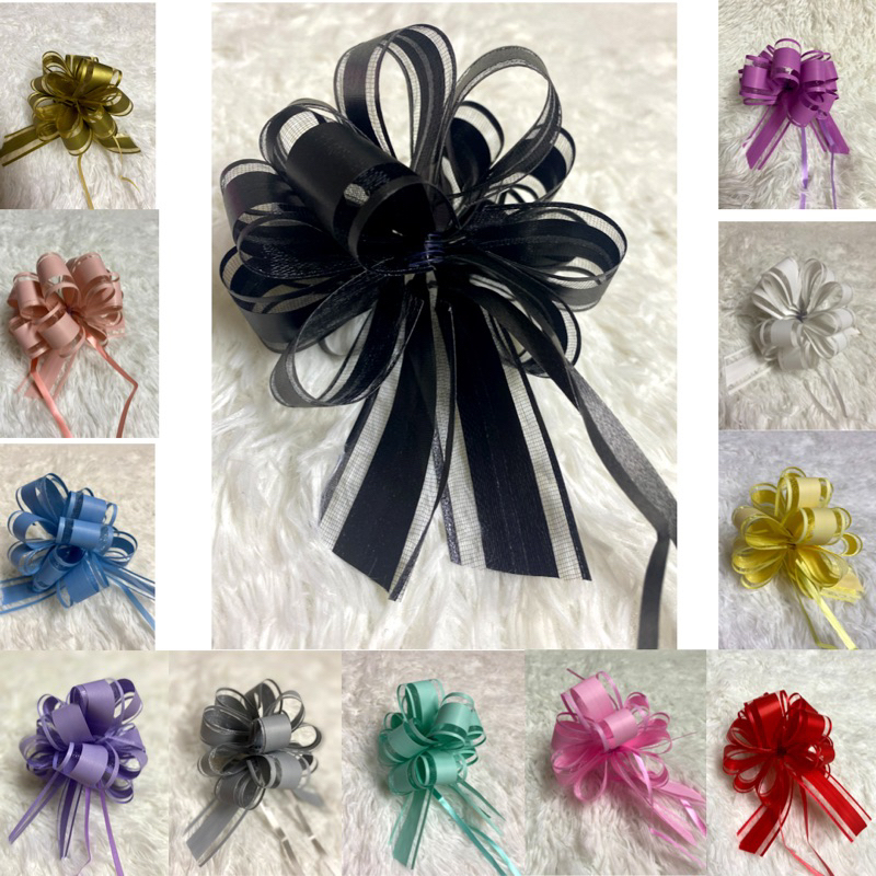 Pull Flower Ribbon 5cm Premium Layer Ribbon Reben Tarik Hamper