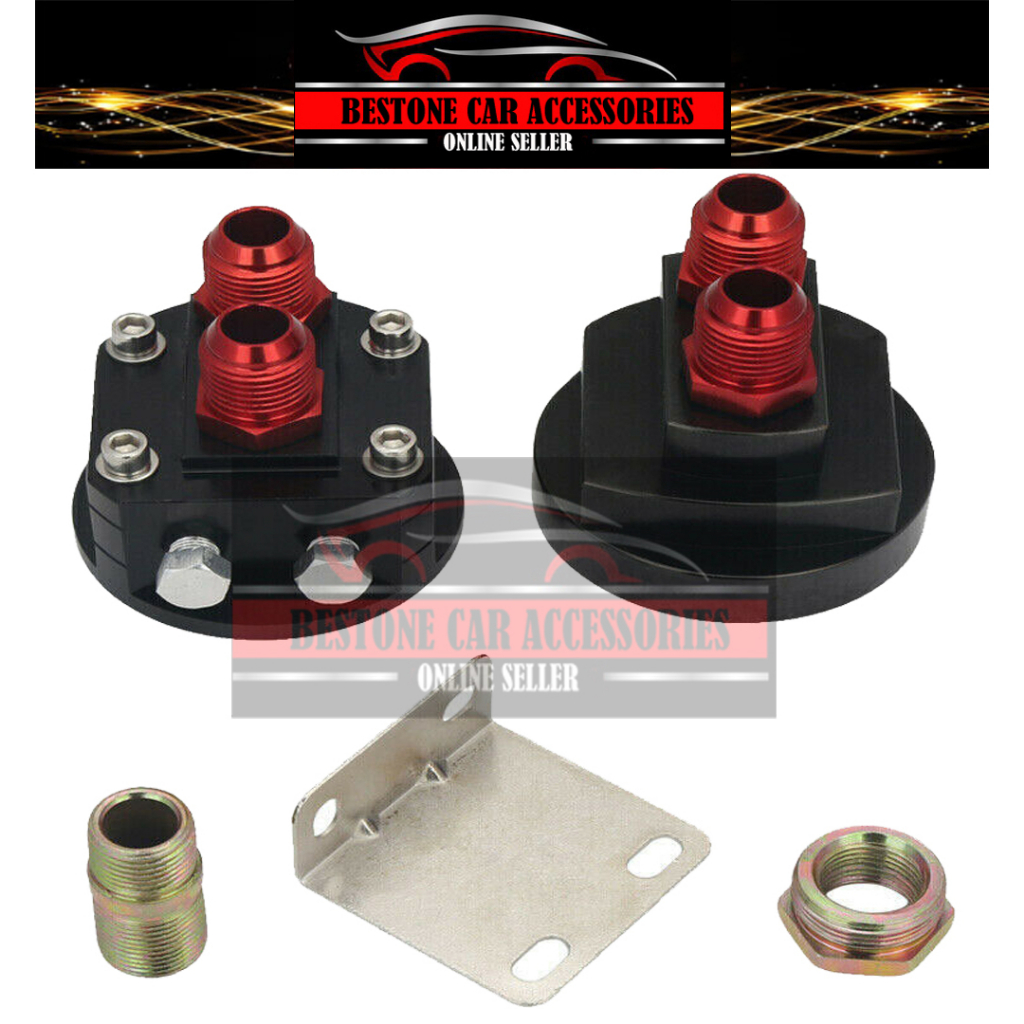 Canton Racing Universal Oil Cooler Adapter - 3/4-16 Thread, Fits Most Cars