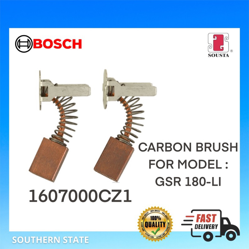 BOSCH CARBON BRUSH 1607000CZ1 FOR Cordless Drills GSB 180-li/ GSR 180 ...