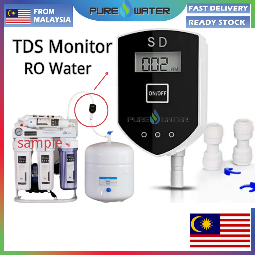Digital Aquariums TDS Monitor for RO Water Purifier Water Quality