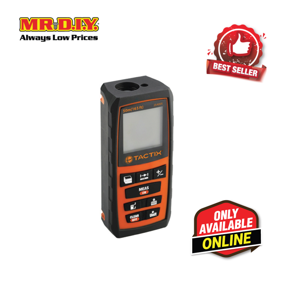 TACTIX Laser Distance Measurer (50m) Shopee Malaysia