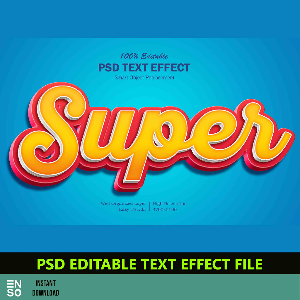 PSD Text Effect Stylish Text | Editable PSD Text Logo | Creative ...