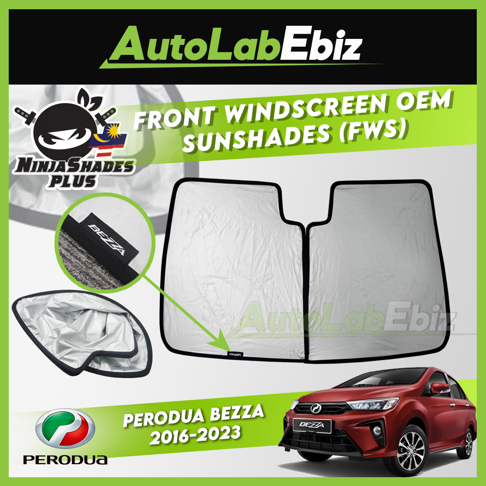 Perodua Bezza 2016-2023 NinjaShades Plus Front Windscreen OEM Sunshades ...