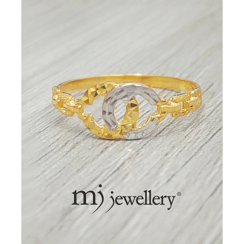 MJ Jewellery 375/9K Gold Fashion Ring C97 | Shopee Malaysia