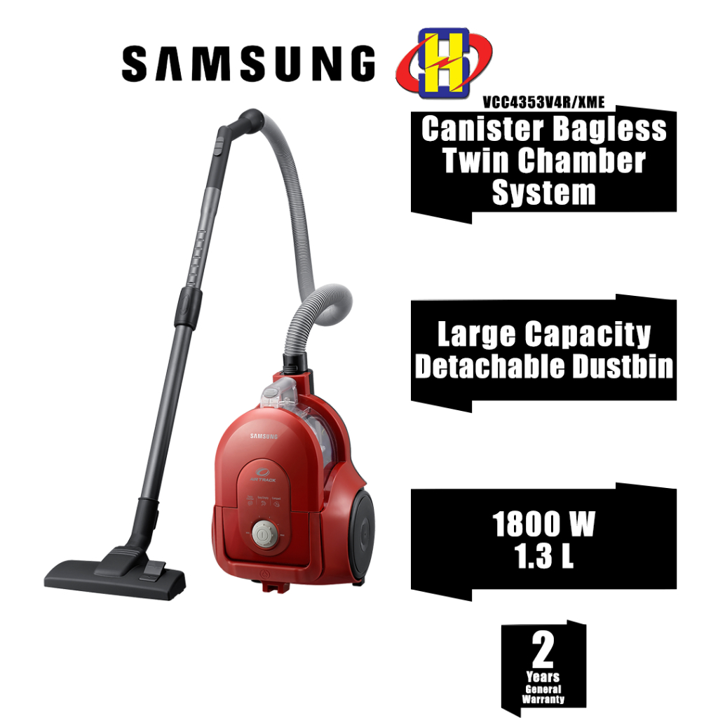 Samsung Vacuum Cleaner (1.3L/1800W) Twin Chamber System Canister ...