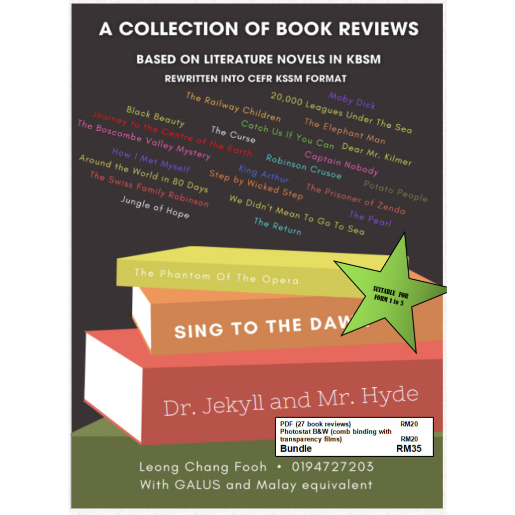Softcopy A Collection of Book Review (Literature) by Mr. Leong | Shopee ...
