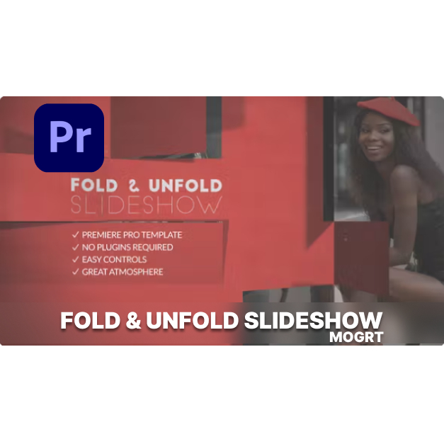 [Adobe Premiere Pro][ADD ON]Fold & Unfold Presentation Slideshow MOGRT ...
