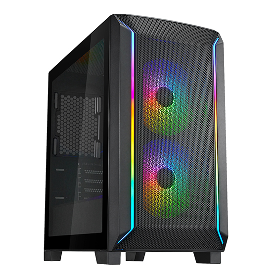 # SilverStone FARA 312Z - High Airflow mATX PC Case With 2 x 140mm ARGB ...