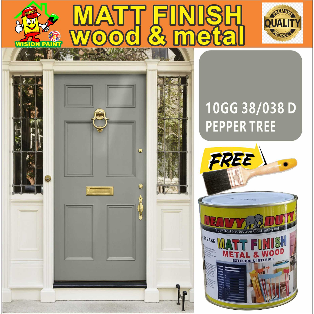10GG 38/038D ( 1L ) MATT FINISH HEAVY DUTY HIGH ENAMEL PAINT FOR WOOD ...