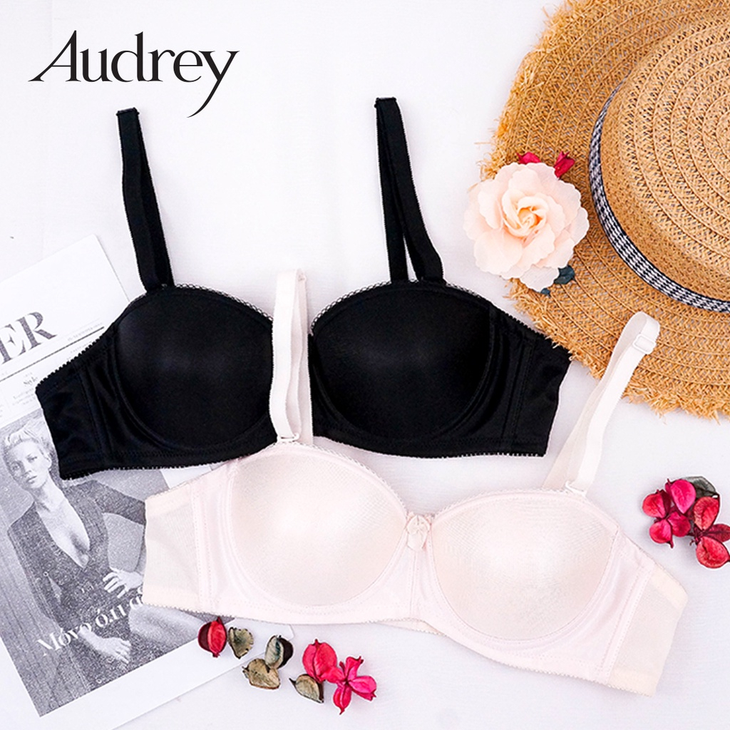 Audrey Classic Wired 1/2 Cup Moulded T-shirt Bra - A / B Cup Size