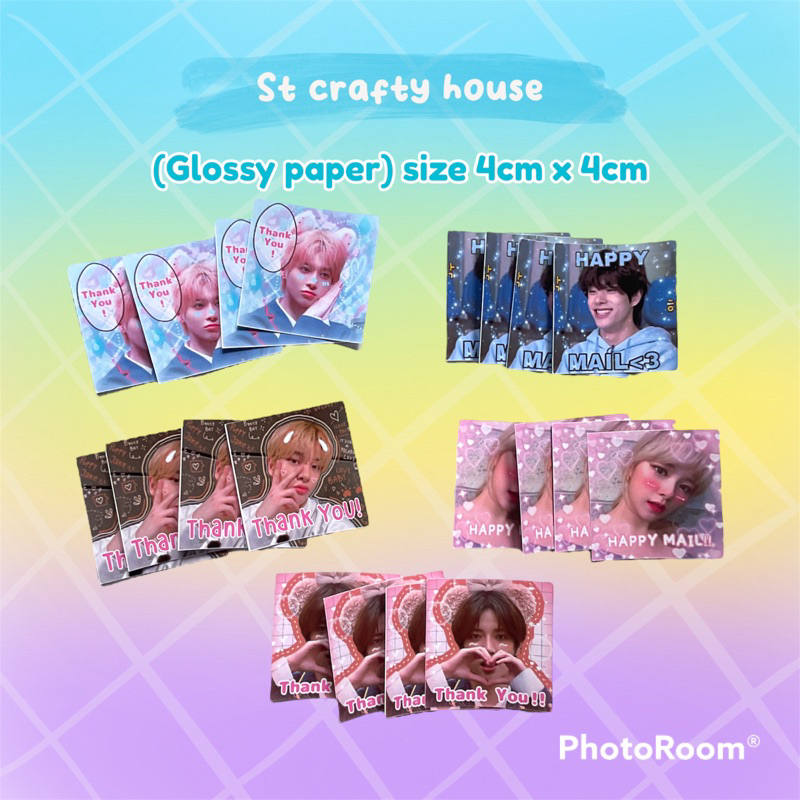 CUTE STICKERS KPOP MAIL STICKER PACKAGING STICKER Shopee Malaysia