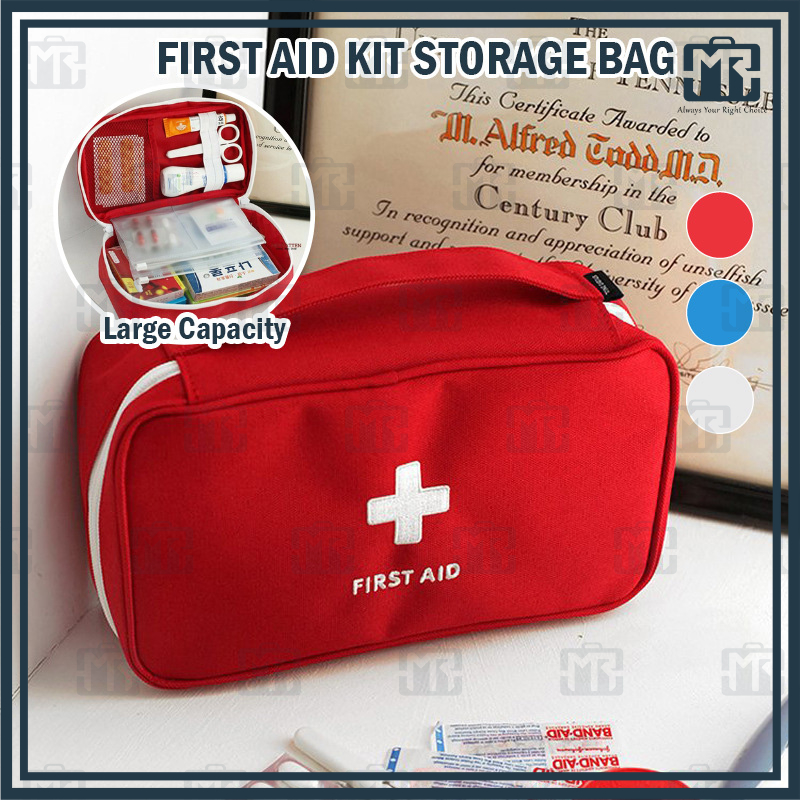 MR Travel First Aid Kit Storage Bag Portable Emergency Medicine