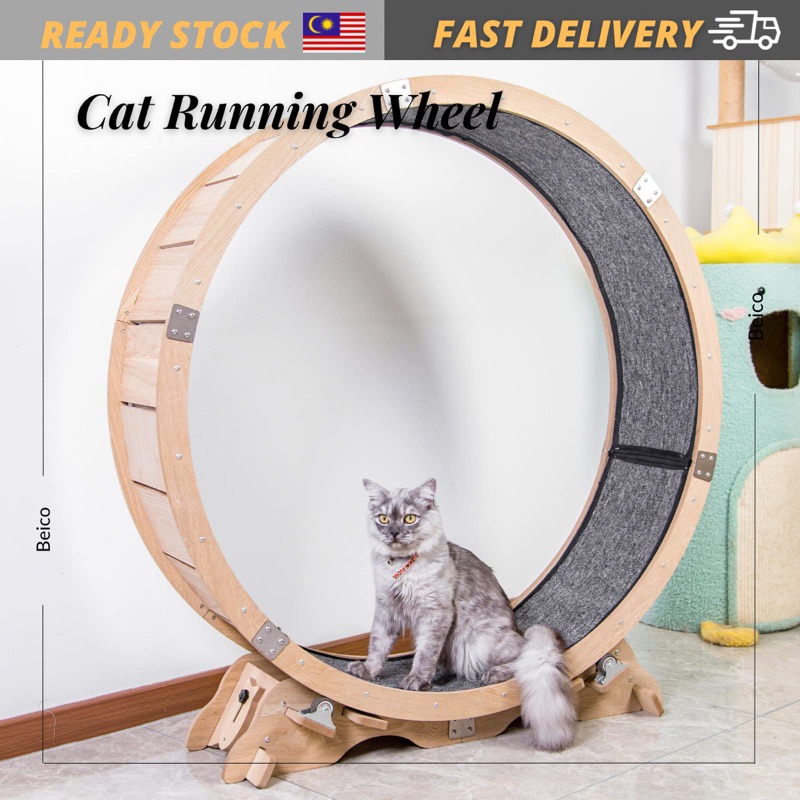 Pet Silent Treadmill, Cat Running Wheel Exercise Wheel Cat Fitness Cat