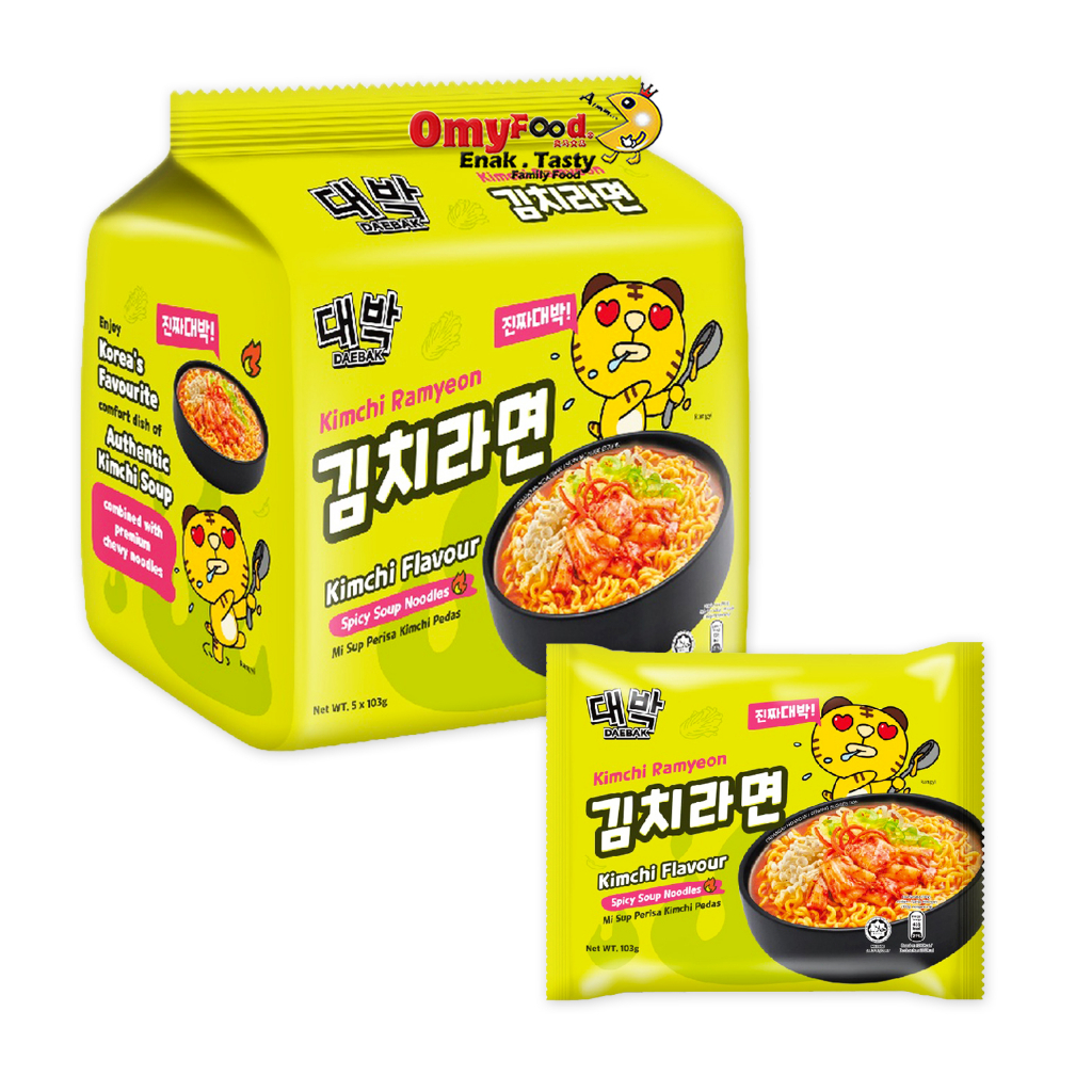 Korean Daebak Soup Ramyun RamenNoodle [Kimchi / Mushroom / Rabokki ...