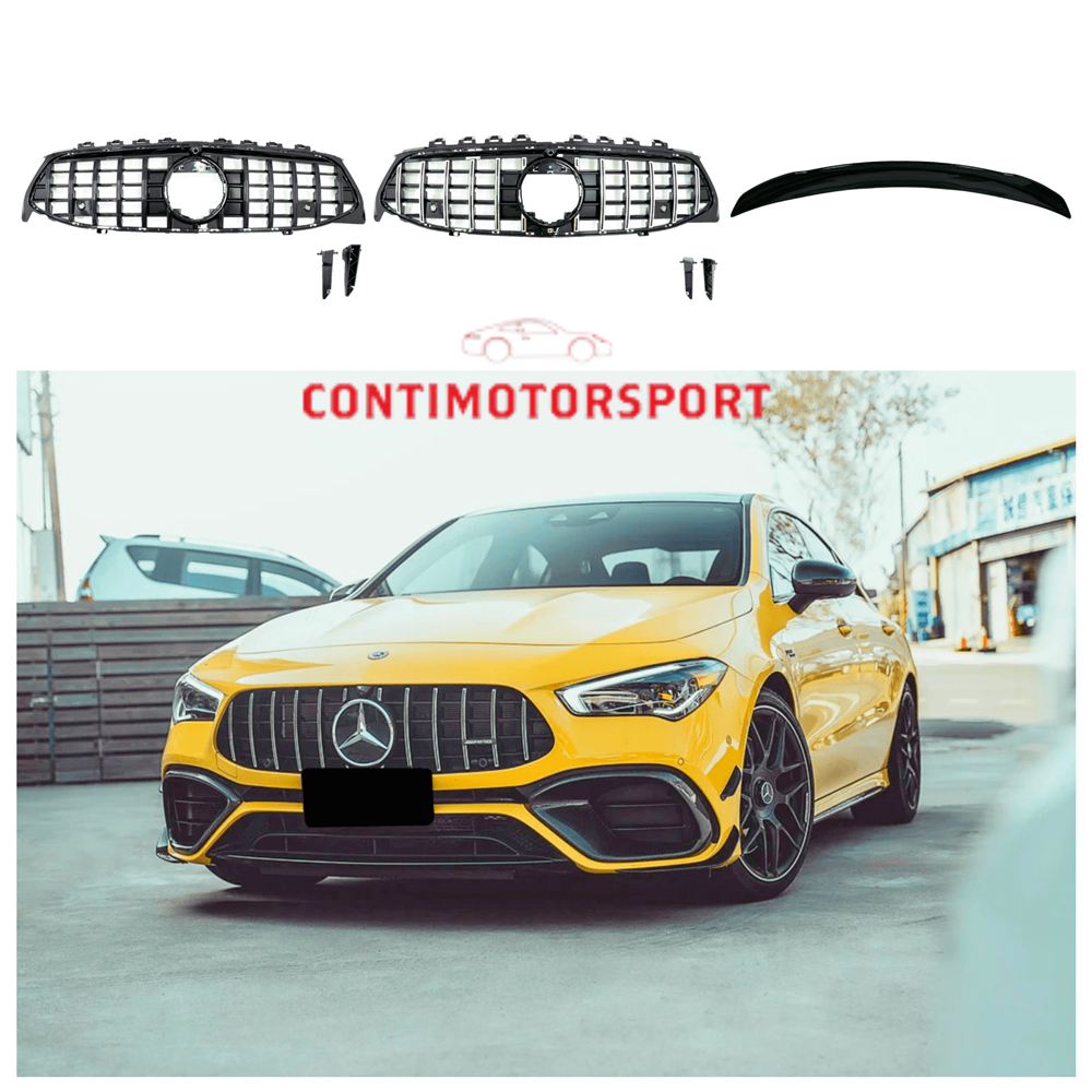 MERCEDES BENZ CLA CLASS W118 CLA45 AMG GRILLE DIAMOND GT GRILL CHROME ...