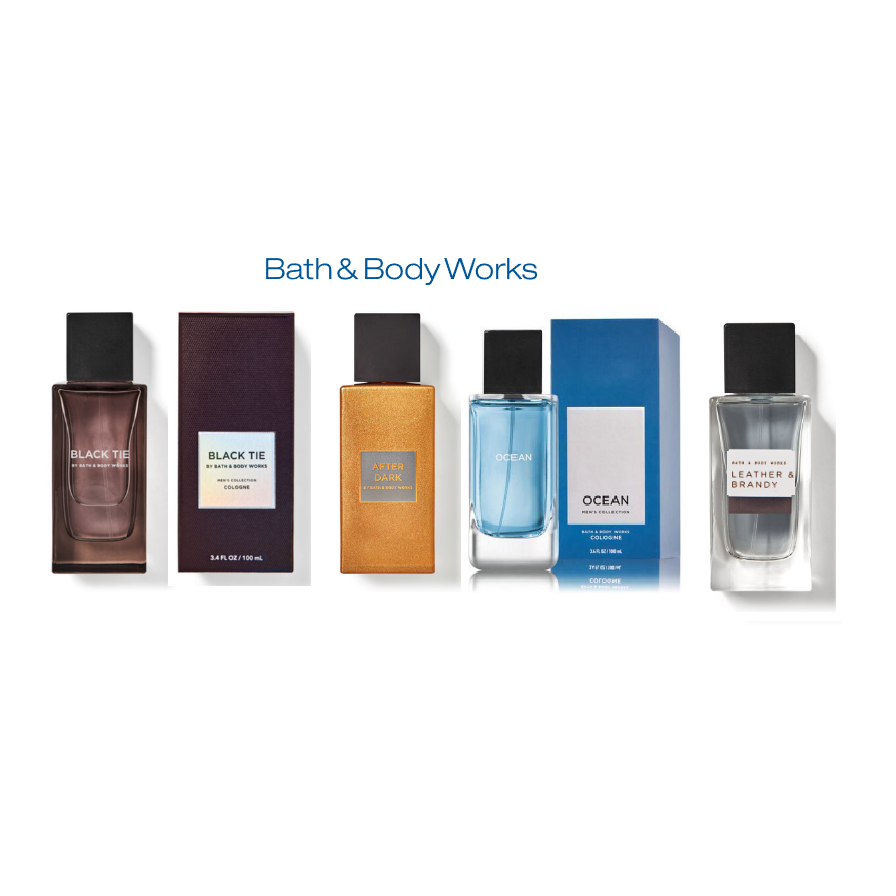 Bath & Body Works Men's Black Tie Cologne / After Dark Cologne / Ocean