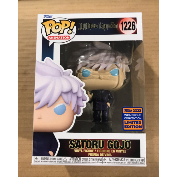 [A] Funko Pop Jujutsu Kaisen Satoru Gojo #1226 Wondrous Convention 2023 ...