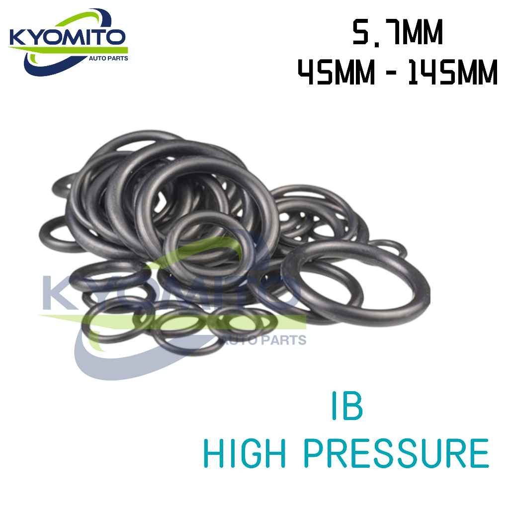 5.7MM NBR 90 Sealing Nitrile 90 Durometer ORing 丁腈橡胶 90 硬度计 O型圈 ID 45MM To 145MM 内圈 45毫米 至 145