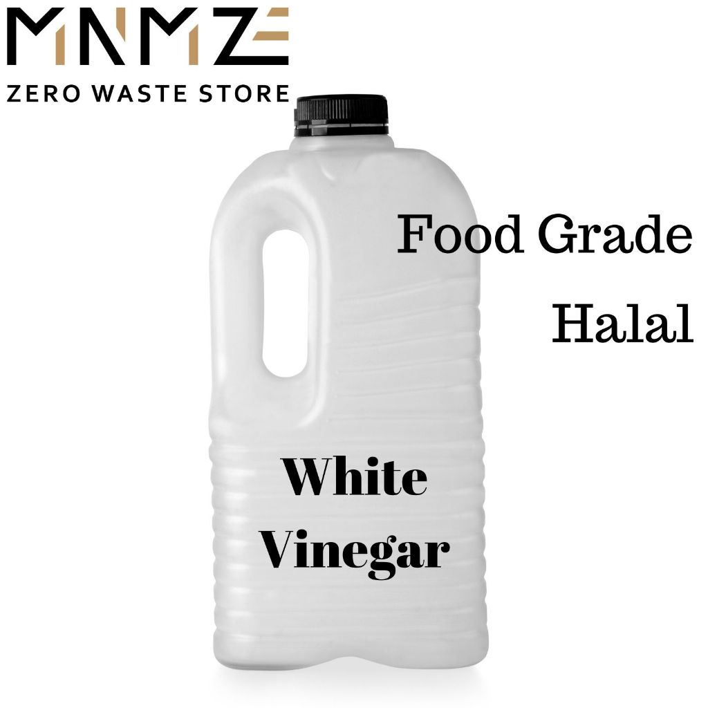 White Vinegar Food Grade & Halal 1kg EXP May 25 Repackaged Refill