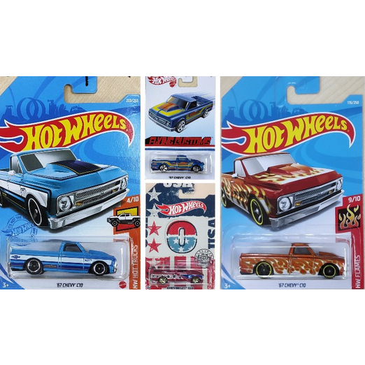 Hot Wheels 67 Chevy C10 Series For Collections And Ts Shopee Malaysia 9137