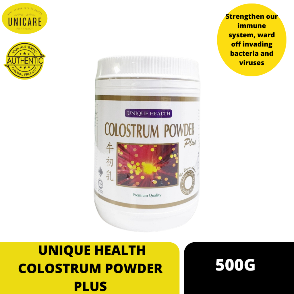 UNIQUE HEALTH COLOSTRUM POWDER PLUS 500G | Shopee Malaysia