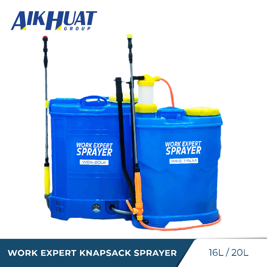 Work Expert Manual / Automatic (16L & 20L) Knapsack Battery Sprayer ...