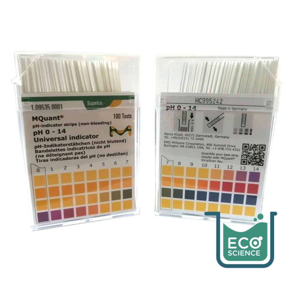 pH indicator strips pH 0 - 14 Universal indicator (MERCK, MQuant ...