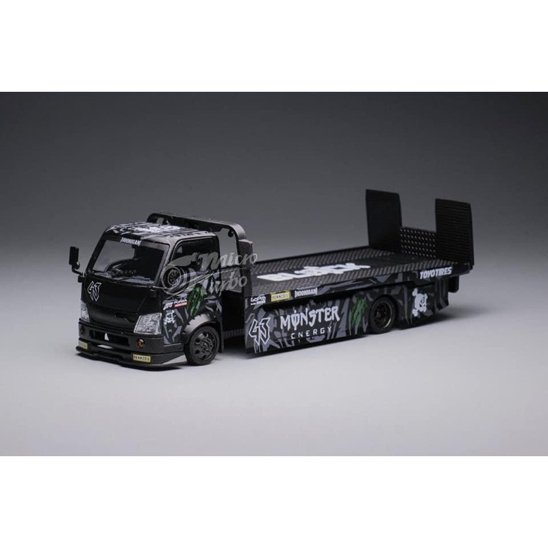 MicroTurbo 1/64 Custom Tow Truck - Monster 43 | Shopee Malaysia