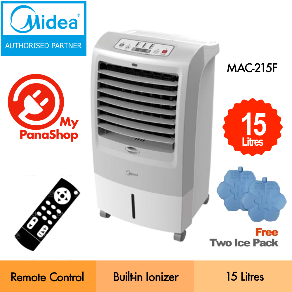 Midea Remote Control Ionizer Air Cooler Penyejuk Udara (15L) MAC-215F ...