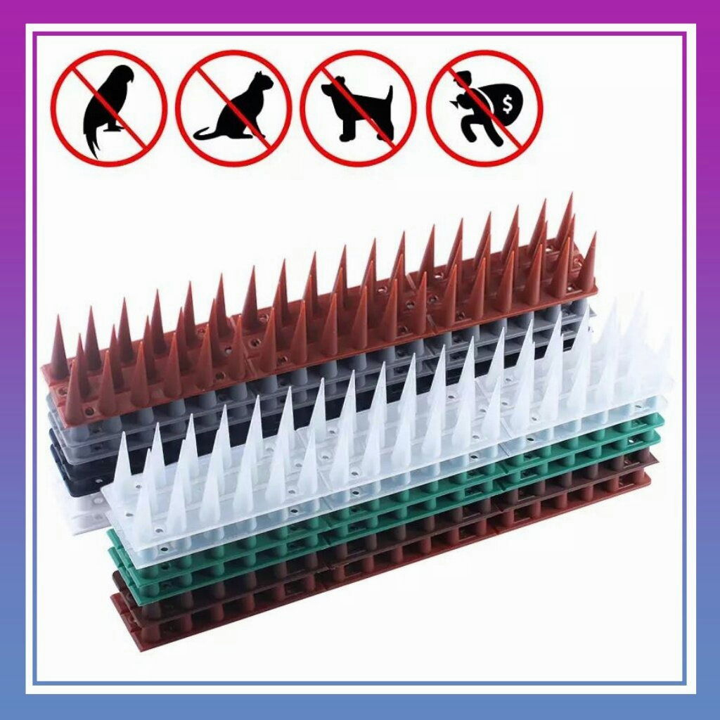 1pcs Plastic Bird Spike Wall Fence Spikes Anti Climb Spikes Fence Wall
