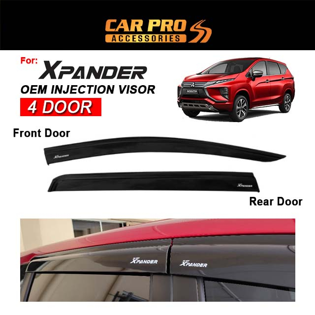 Mitsubishi Xpander 2017 2022 OEM Door Visor Injection Air Press Sun