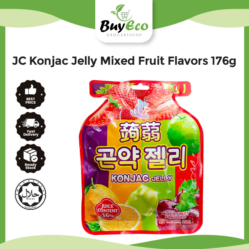 JC Konjac Jelly Mixed Fruit Flavors 176g Shopee Malaysia