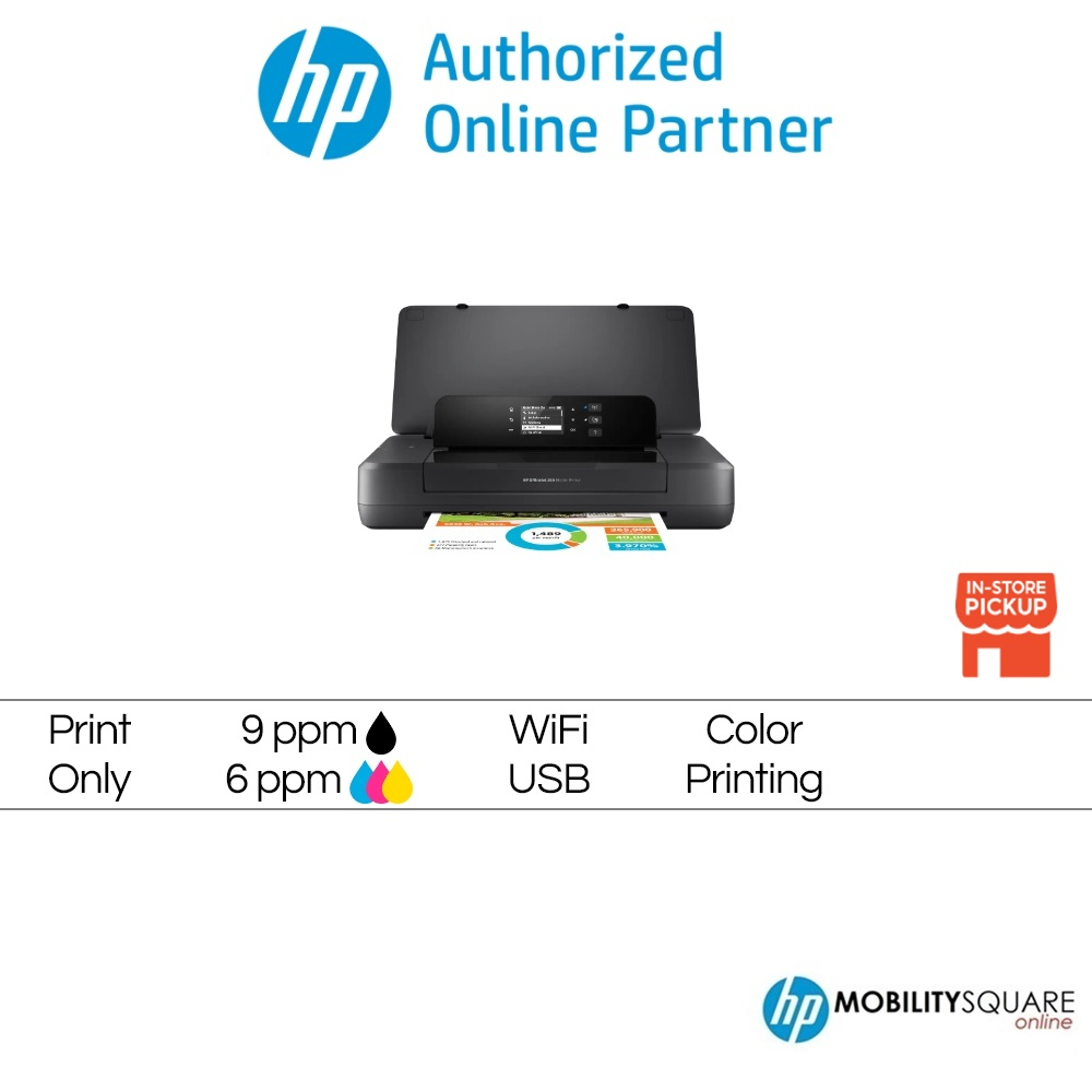 HP OfficeJet 200 Mobile Printer [Free Redeem T&GO eWallet Credit