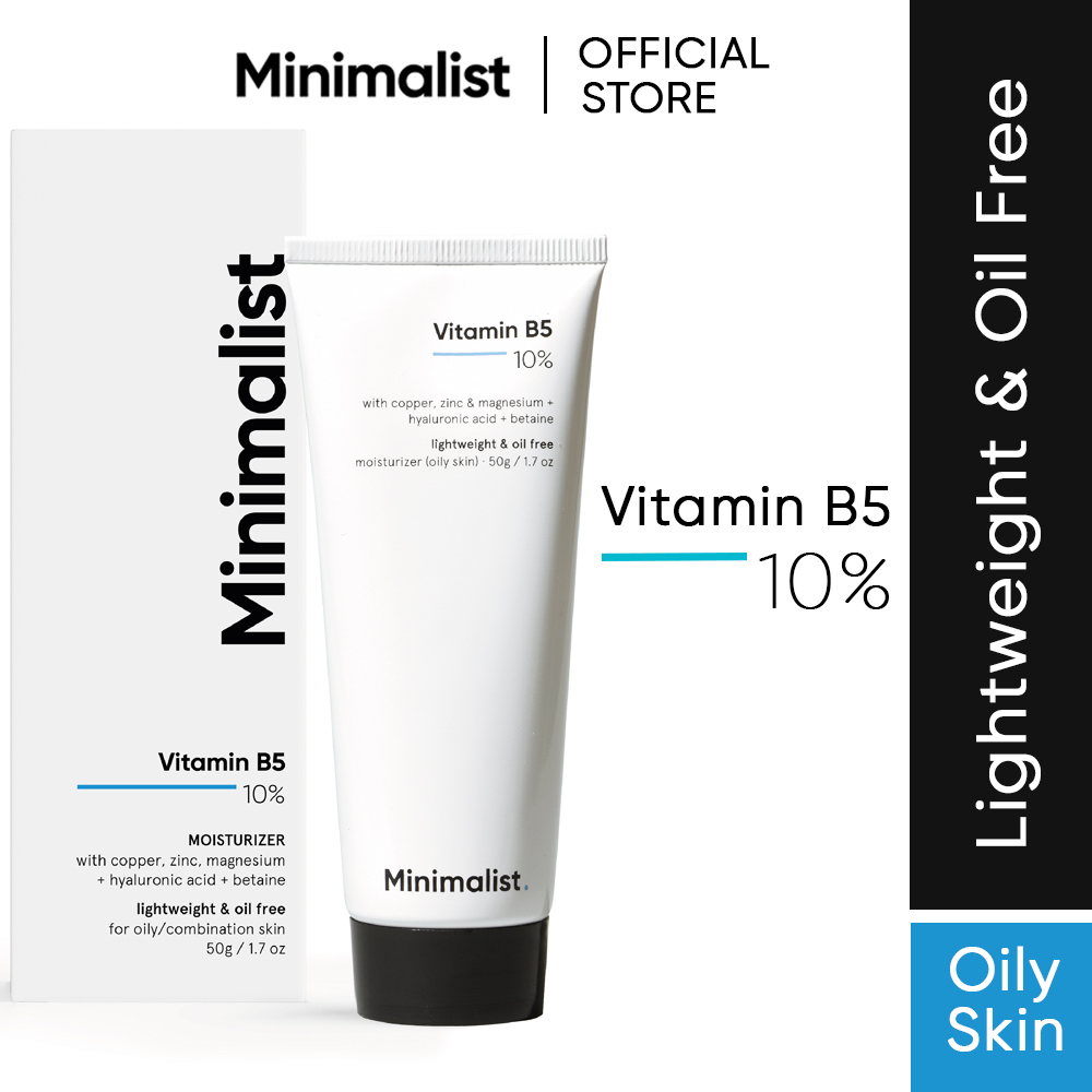 Minimalist 10 Vitamin B5 OilFree Lightweight Face Moisturizer with