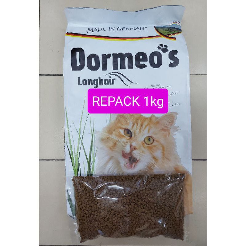 DORMEO LONG HAIR 1KG REPACK DRY CAT FOOD Shopee Malaysia