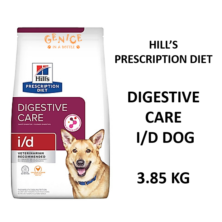 Hill's Prescription Diet i/d Digestive Care Dog Dry Food 3.85kg (EXP:08 ...
