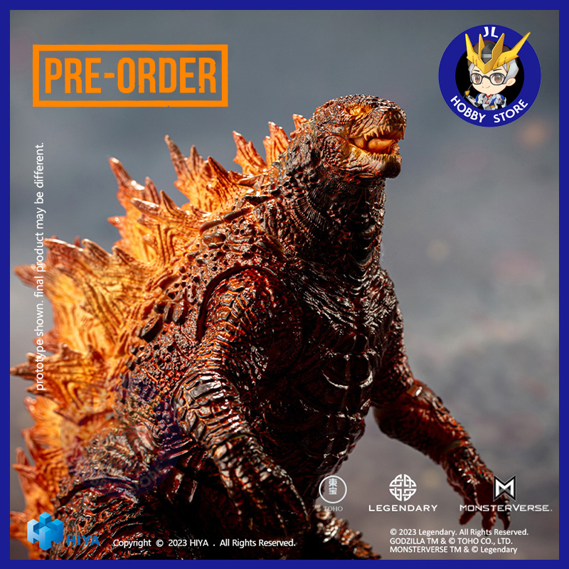 [BL PAYMENT ONLY] HIYA TOYS Exquisite Basic Burning Godzilla King Of ...