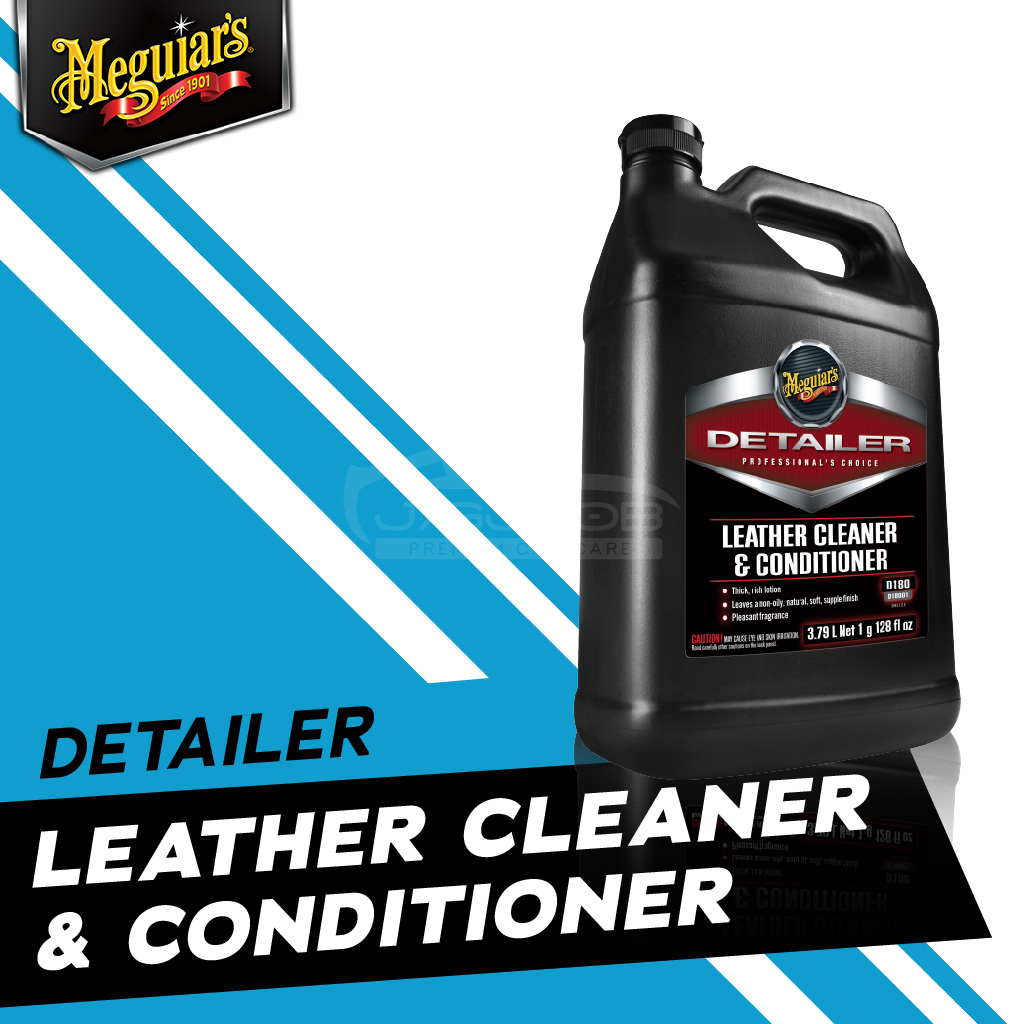 Meguiars D180 Leather Cleaner And Conditioner Bundle