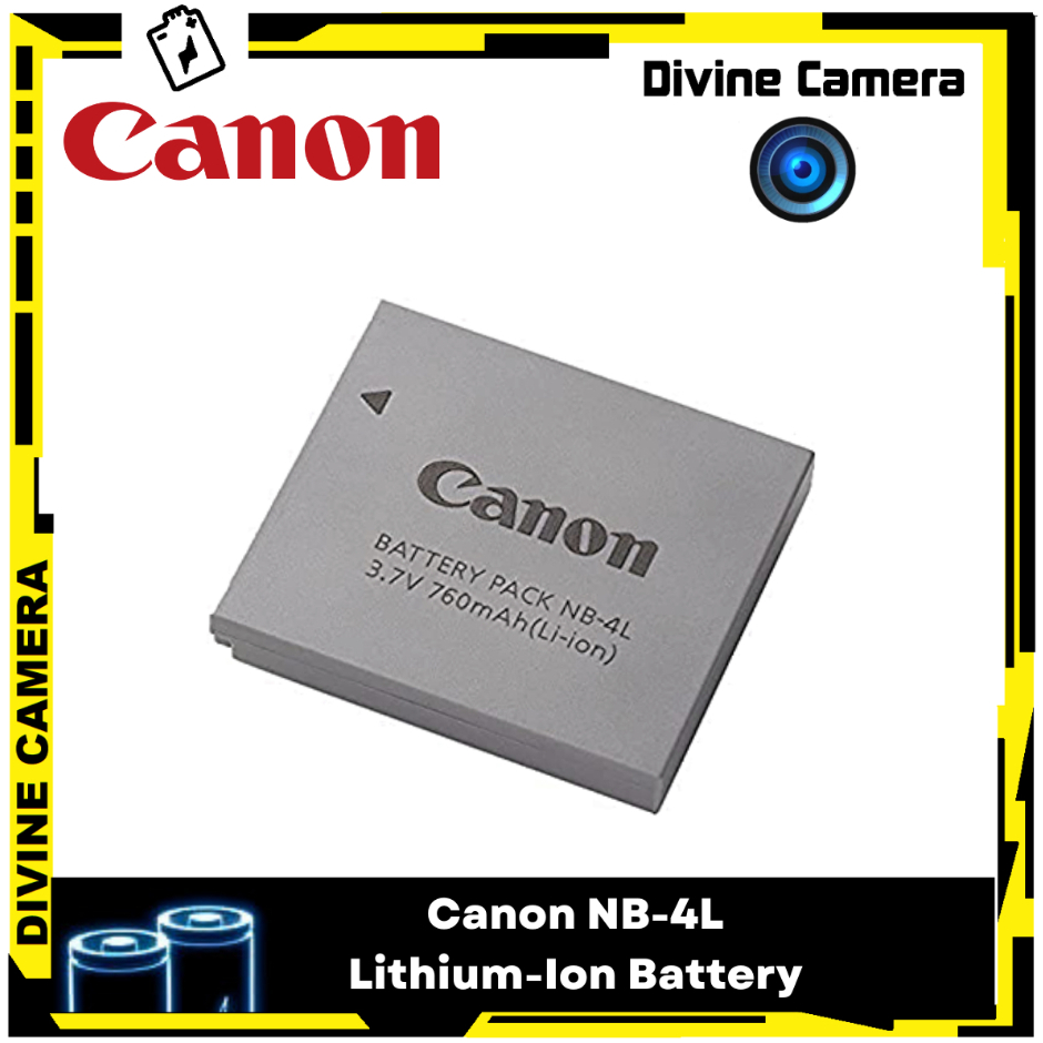 Canon NB4L LithiumIon Battery (3.7v 760mAh) for Canon PowerShot Digital IXUS/IXY Cameras