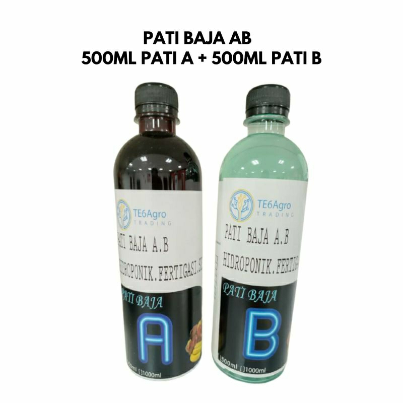 [500ml] BAJA CECAIR| PATI BAJA AB | BAJA HIDROPONIK/FERTIGASI/SIRAMAN ...