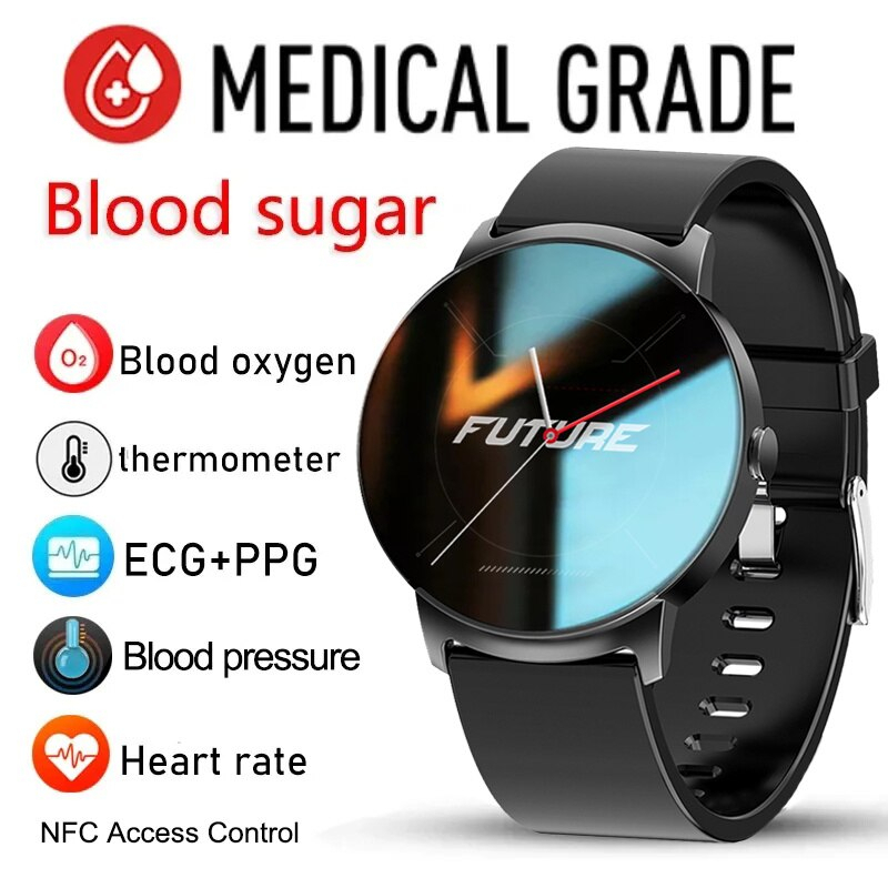 2025 Xiaomi NonInvasive Blood Glucose Fashion Smart Watch Blood