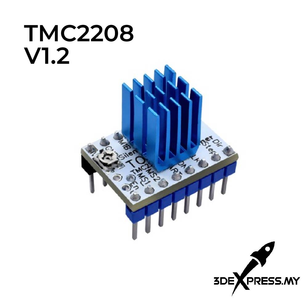 TMC2208V1.2 Stepper Motor Step Stick Mute Driver Silent Excellent Stability And Protection With Heatsink